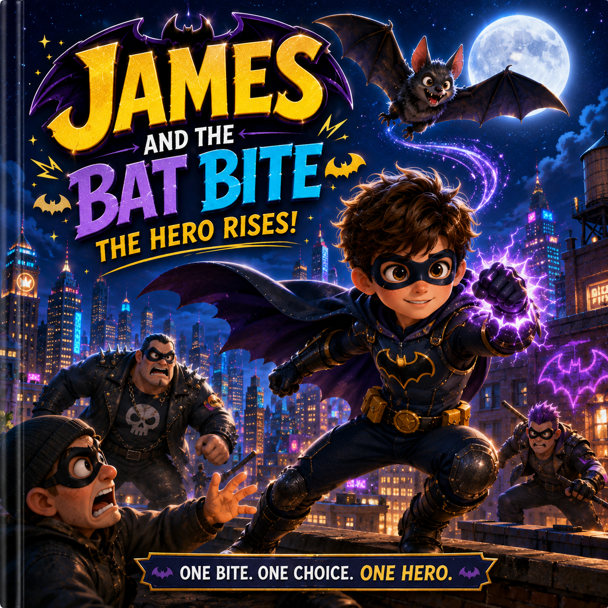 The Night Guardian – Personalized Superhero Book for Kids