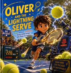 The Lightning Serve – Personalized Tennis Book for Kids