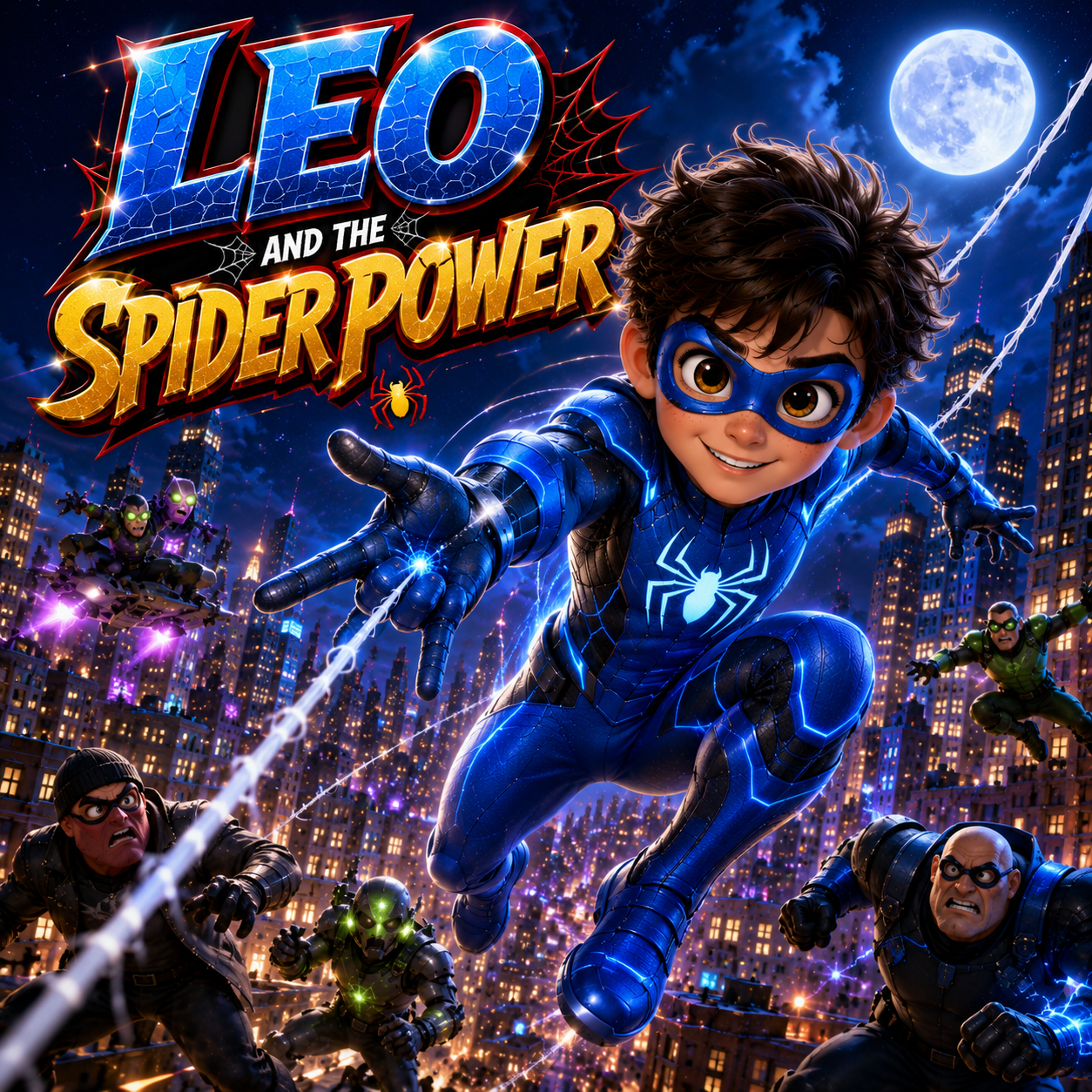 The Spider Power – Personalized Superhero Book for Kids