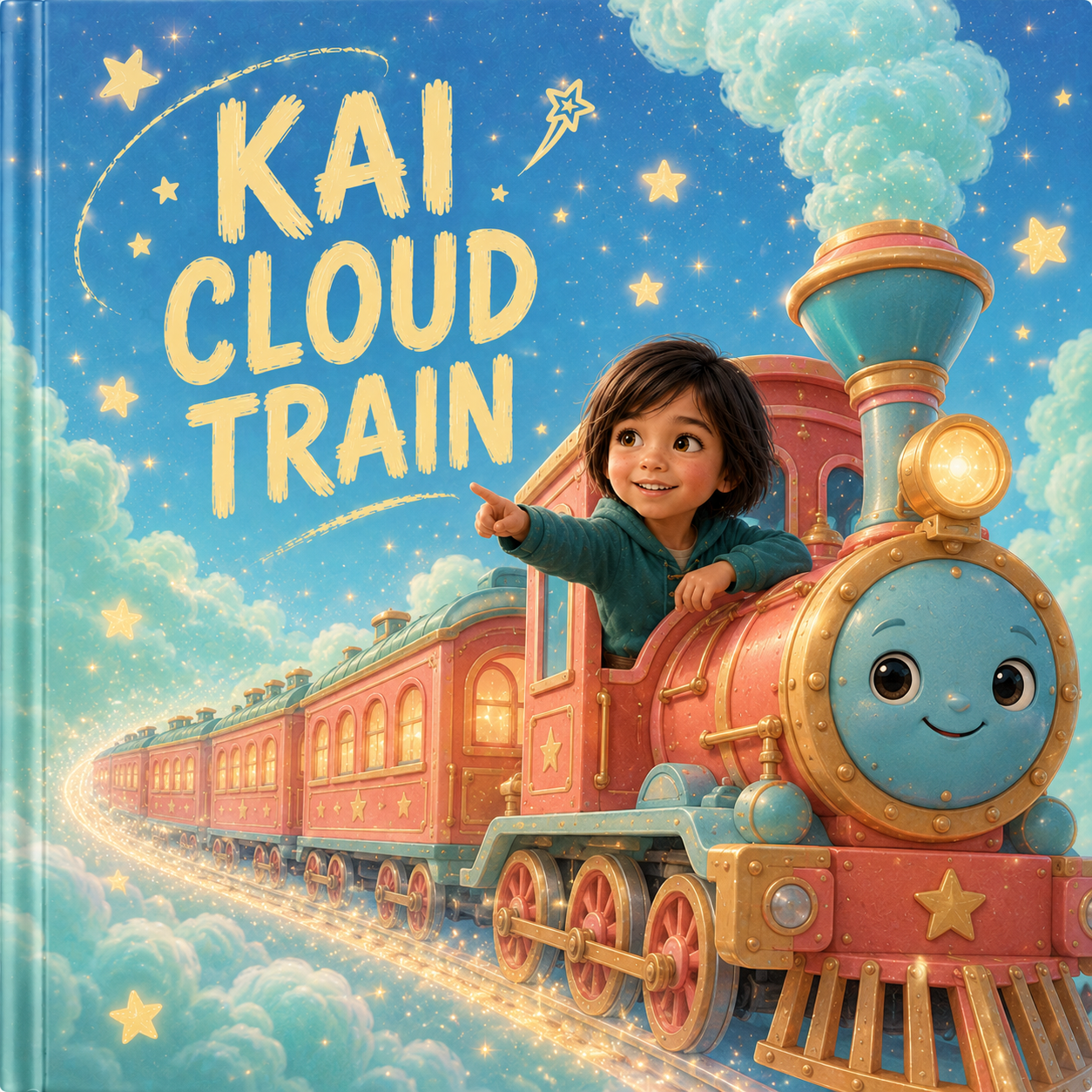 The Cloud Train – Personalized Bedtime Book for Kids