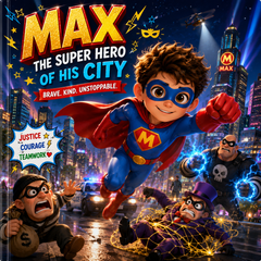 The Hero of the City – Personalized Superhero Book for Kids