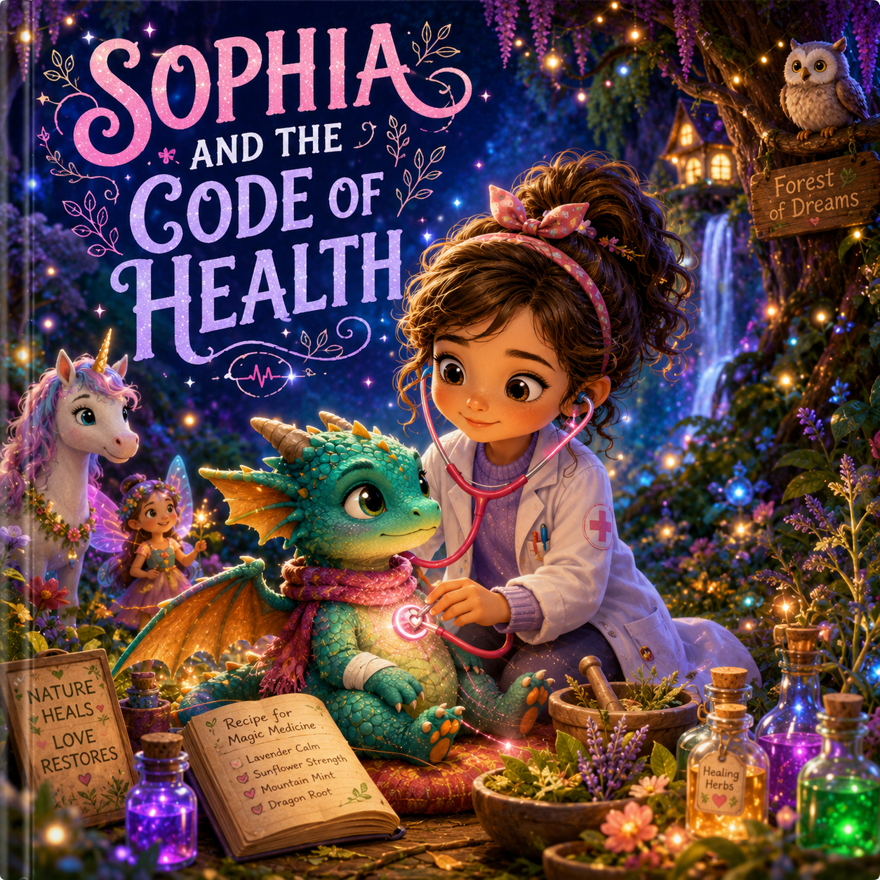 The Code of Health – Personalized Doctor Book for Girls