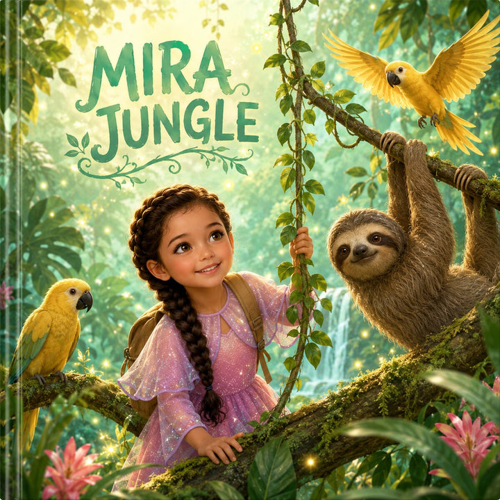 The Jungle Explorer – Personalized Adventure Book for Girls
