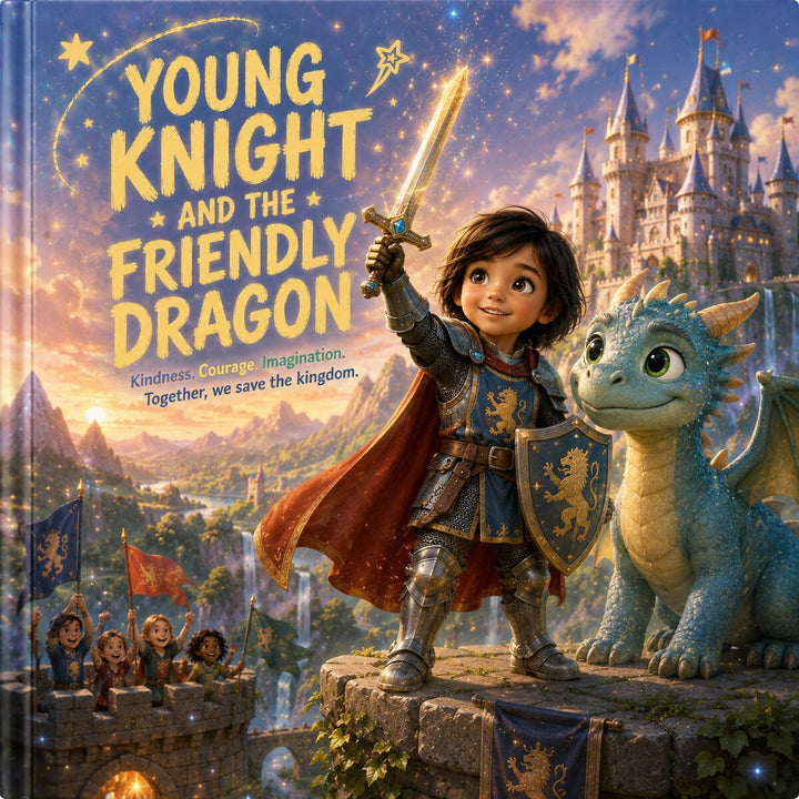 Young Knight and the Friendly Dragon – Personalized Book for Kids