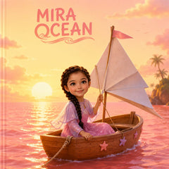 The Ocean Voyage – Personalized Sailing Book for Girls
