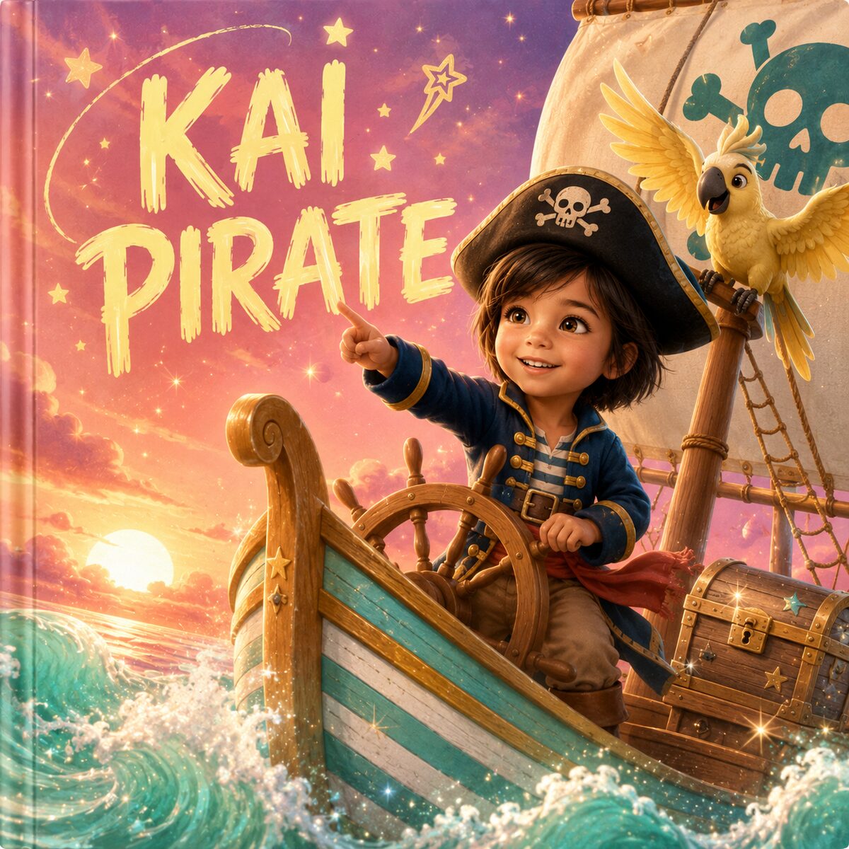 The Pirate Adventure – Personalized Pirate Book for Kids