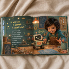 The Robot Workshop – Personalized STEM Book for Kids