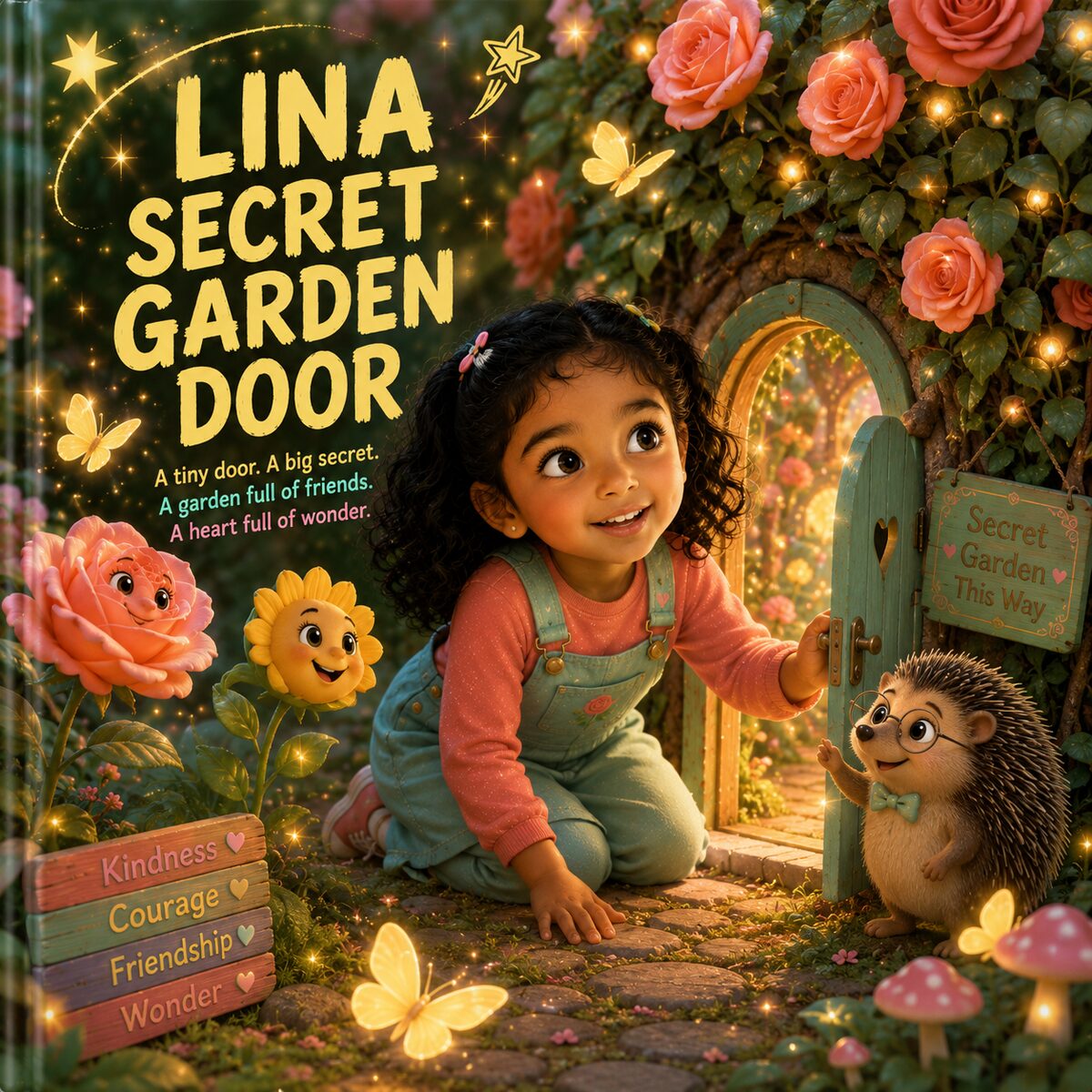 The Secret Garden Door - Personalized Adventure Book for Girls