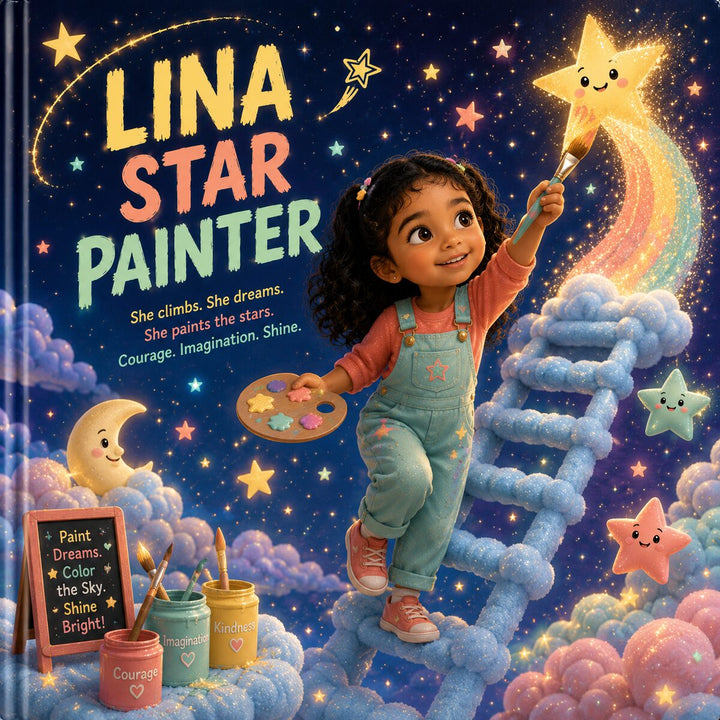 The Star Painter - Personalized Creativity Book for Girls
