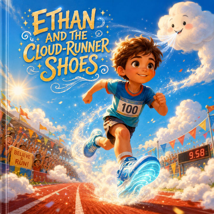 The Cloud-Runner Shoes – Personalized Running Book for Kids