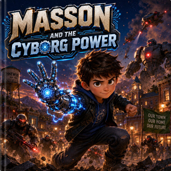 The Cyborg Power – Personalized Robot Book for Kids