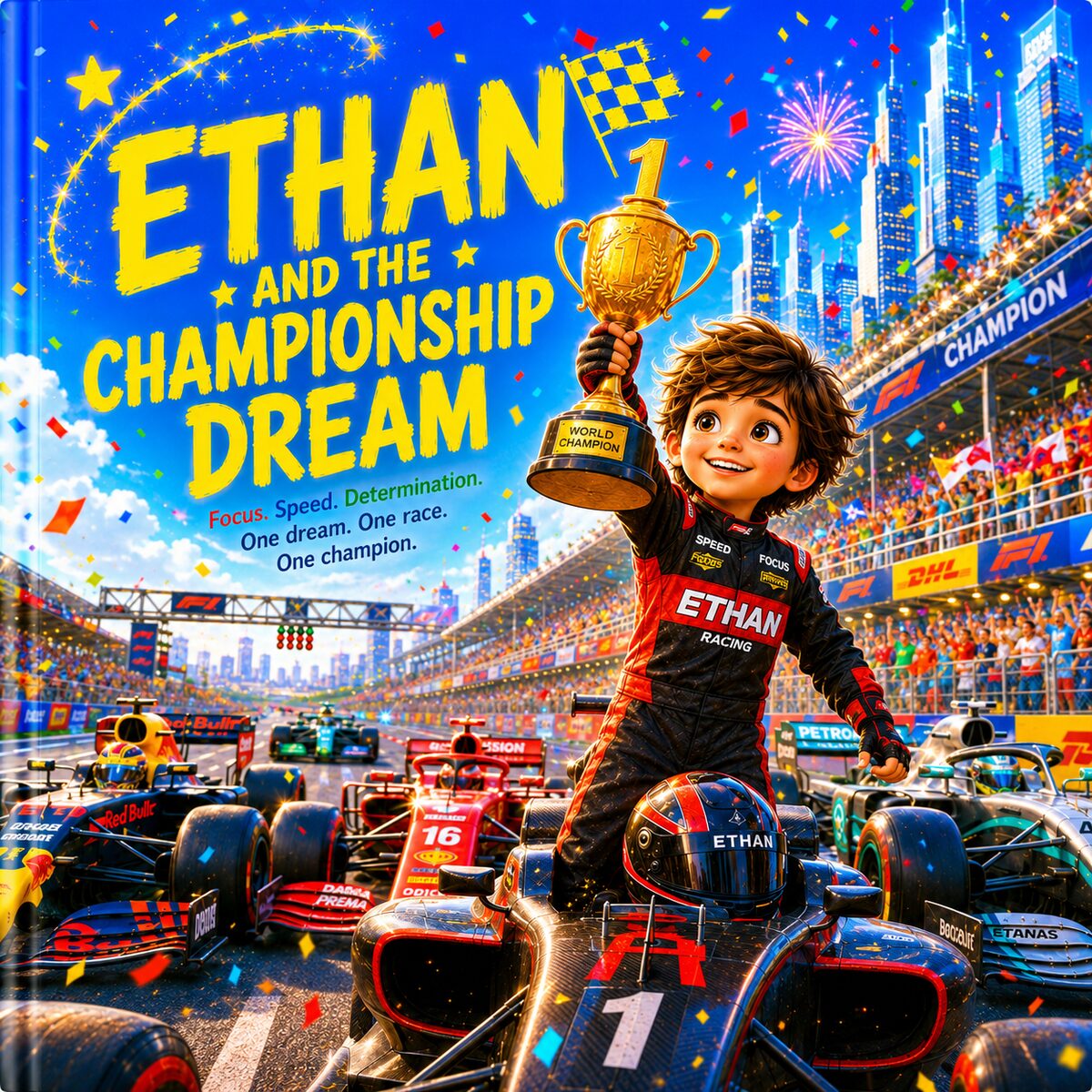 The Formula 1 Dream: Personalized Racing Book for Boys