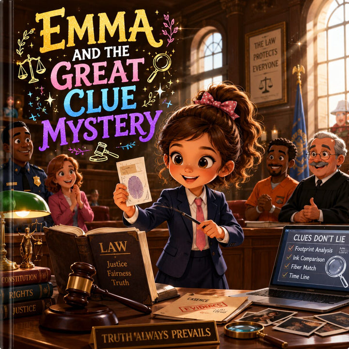 The Great Clue Mystery – Personalized Detective Book for Girls
