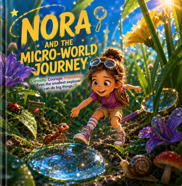 The Micro-World Journey – Personalized Nature Science Book for Girls