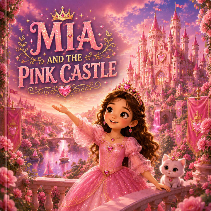 The Pink Castle – Personalized Pink Castle Book for Girls