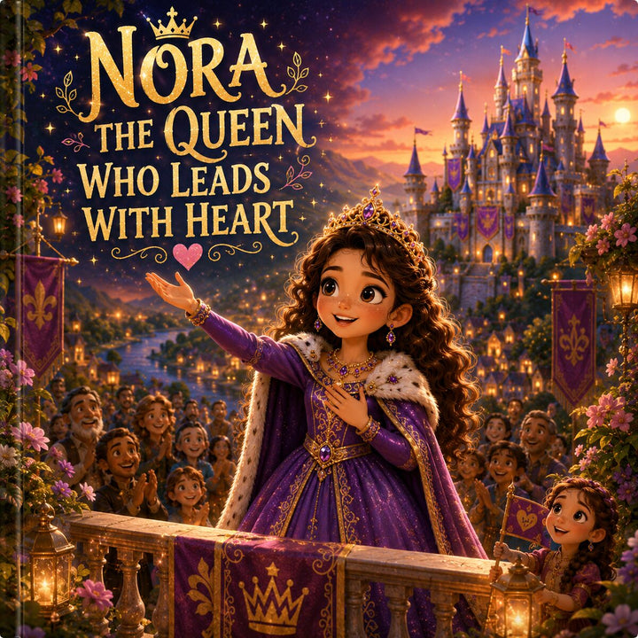 The Queen Who Leads With Heart – Personalized Princess Book for Girls