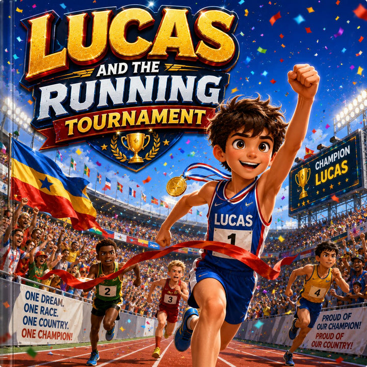 The Running Tournament – Personalized Running Book for Kids