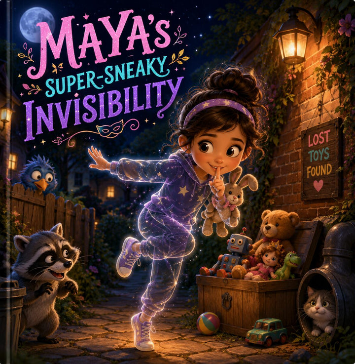 The Super-Sneaky Invisibility – Personalized Superpower Book for Girls