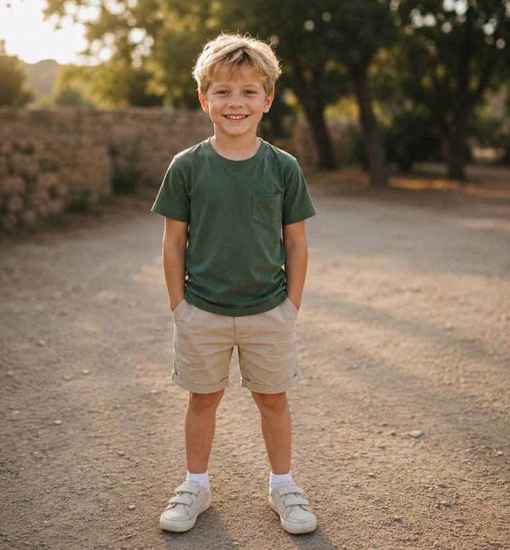 A boy's photo before personalisation